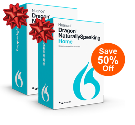 nuance dragon naturally speaking 50% coupon offer
